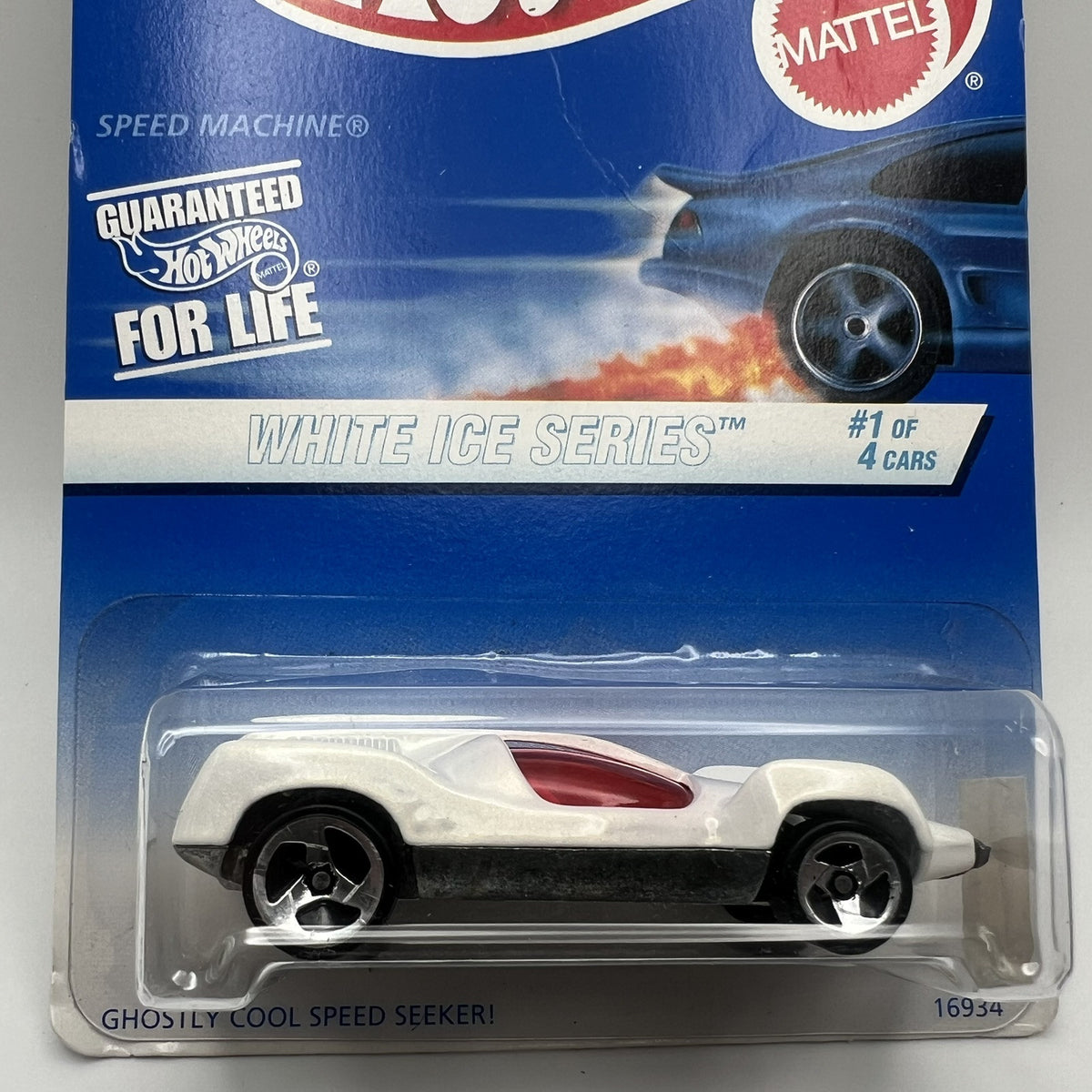 Hot Wheels Speed Machine #561 White Ice Series #1/4 Die-cast Car Toy