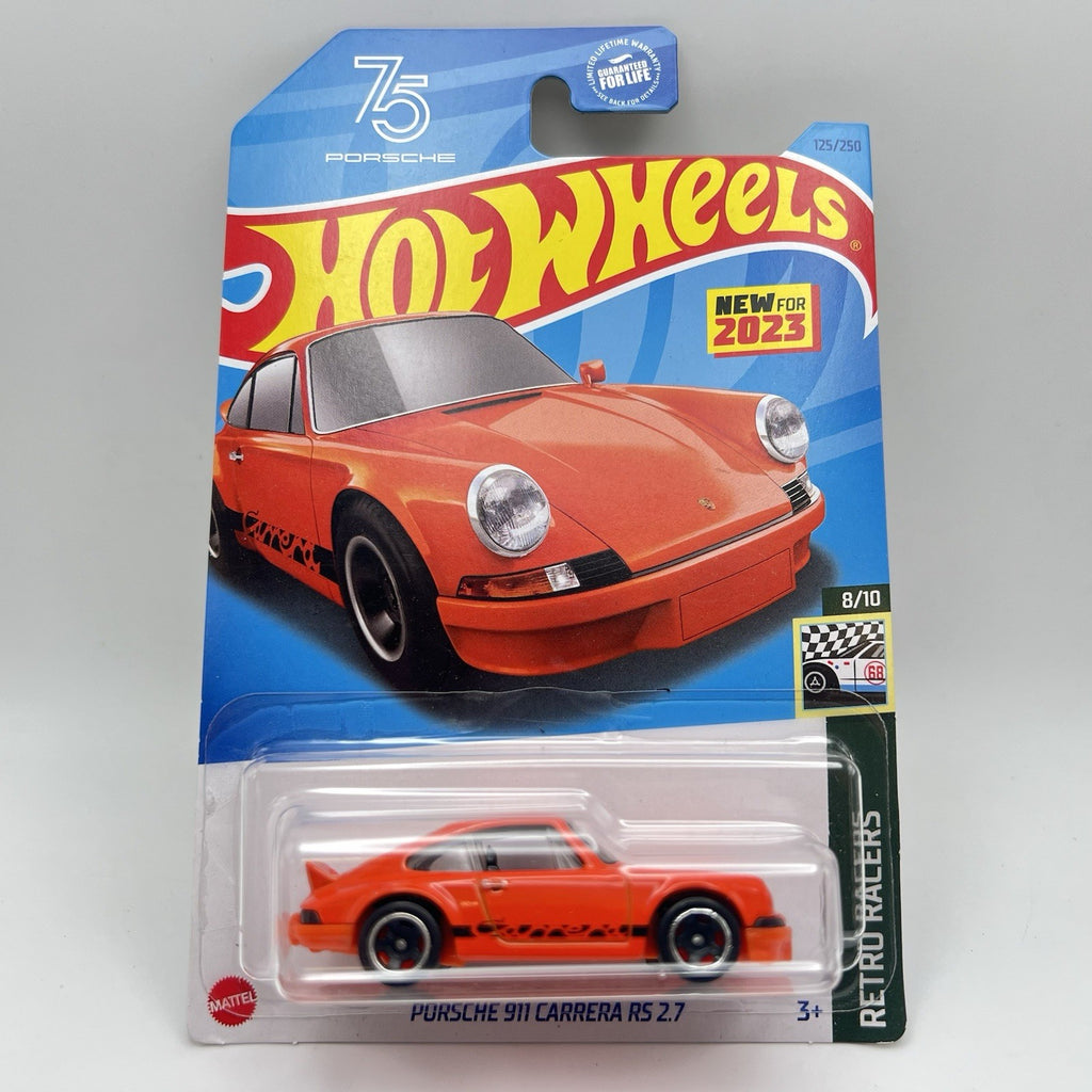 Hot Wheels PORSCHE 911 CARRERA RS 2.7 Lot Of 3 Red, White And Orange