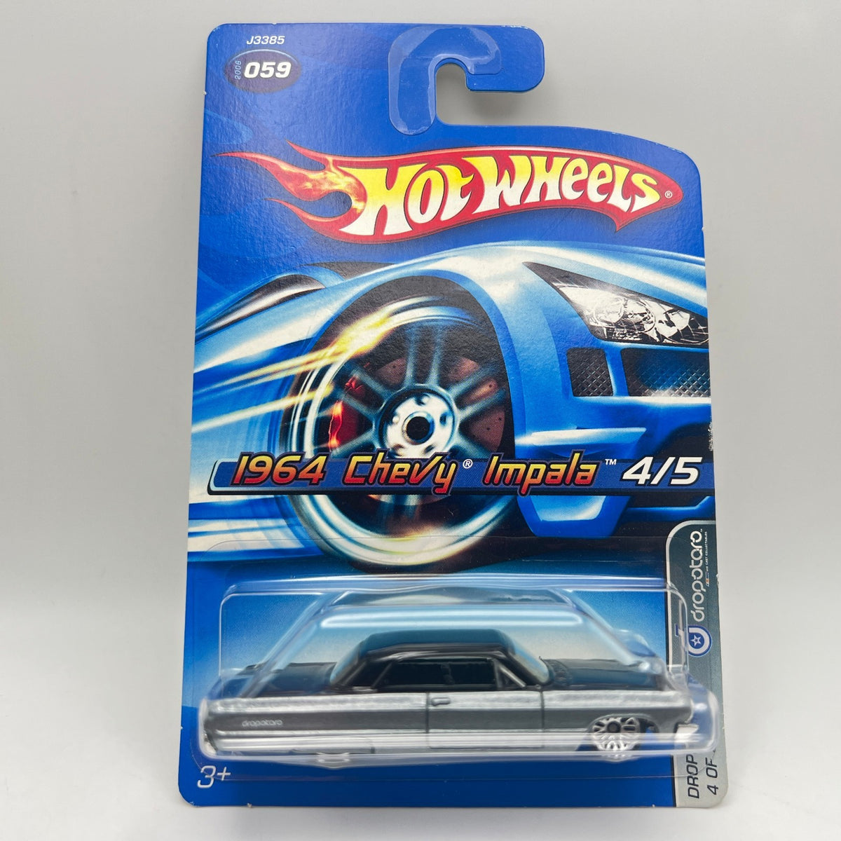 Hot Wheels 1964 Chevy Impala Black Dropstars 4/5 #059 2006 The Vault