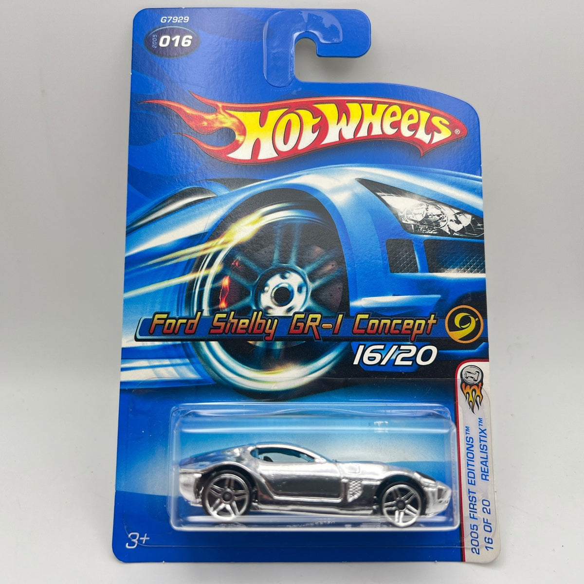 Hot Wheels Ford Shelby GR-1 Concept Chrome 2005 First Editions 16/20 #016