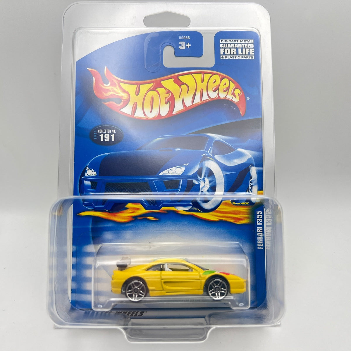 Hot Wheels Ferrari F355 Yellow #191 2001 The Vault