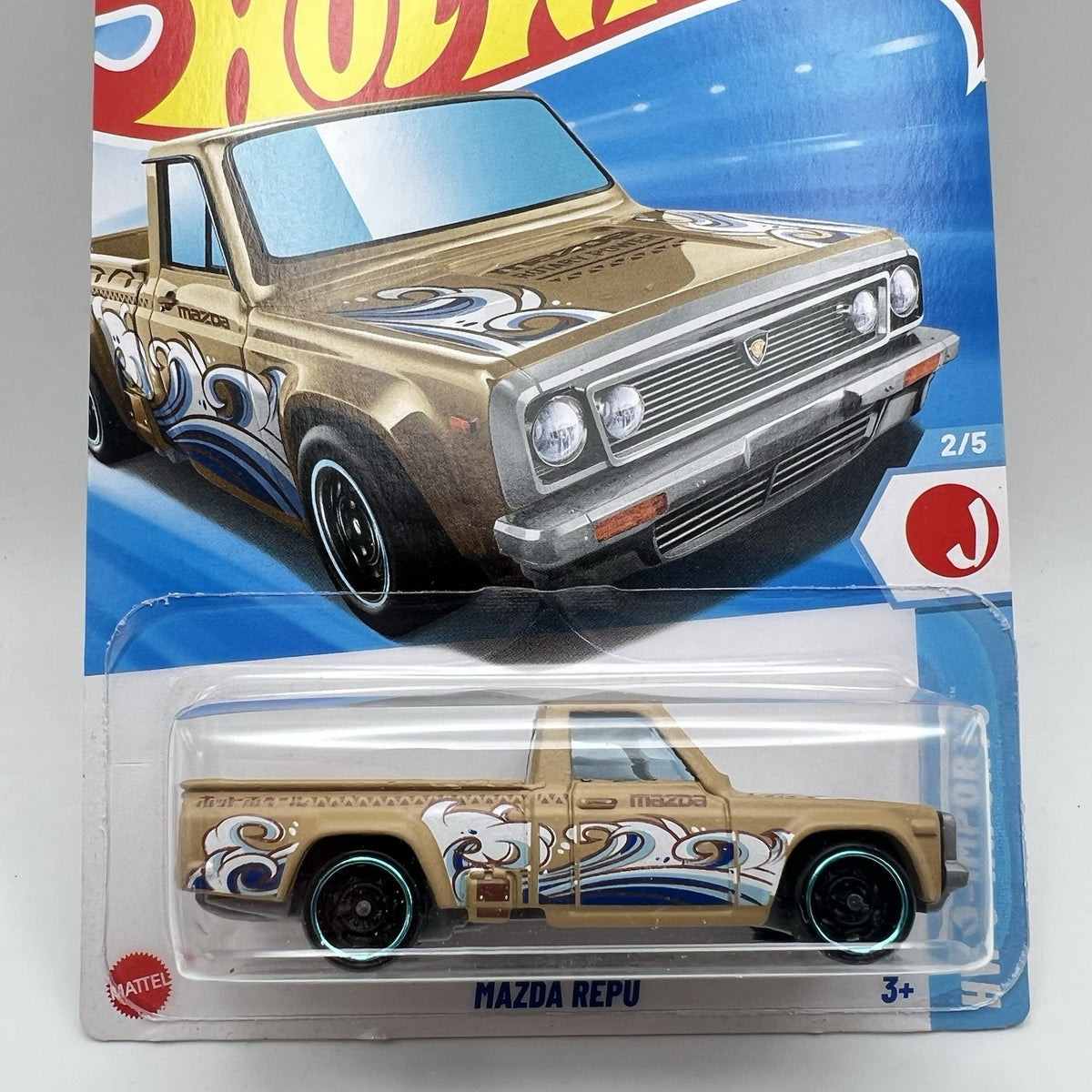 Hot Wheels 2025 HW J-Imports 2/5 047 Mazda REPU TAN Mad Mike
