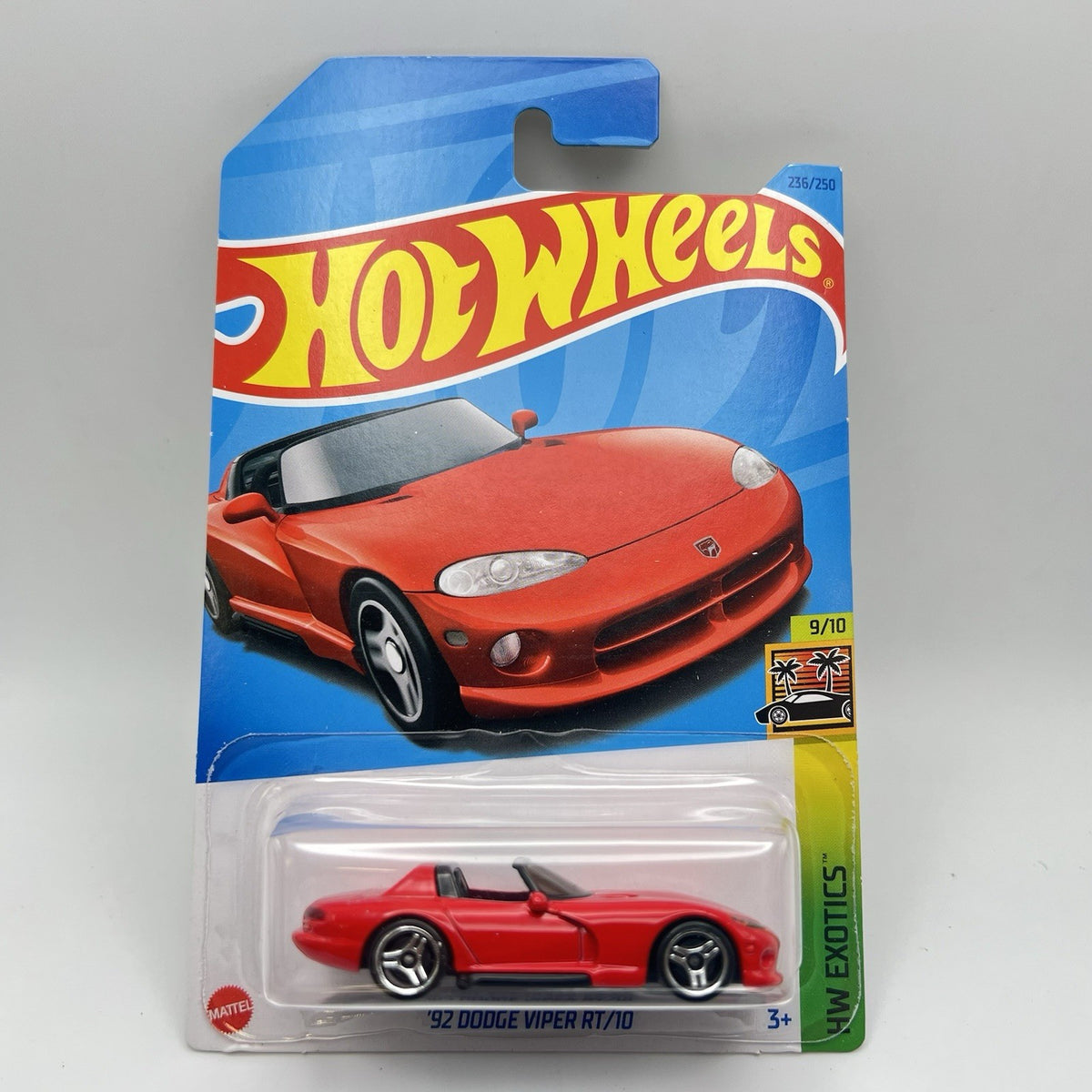 Hot Wheels '92 Dodge Viper RT/10 HW Exotics 9/10