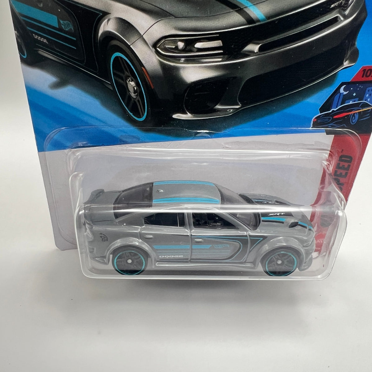 NIP 2026 Hot Wheels Mainline '20 Dodge Charger Hellcat 134/250 Grey Nightspeed