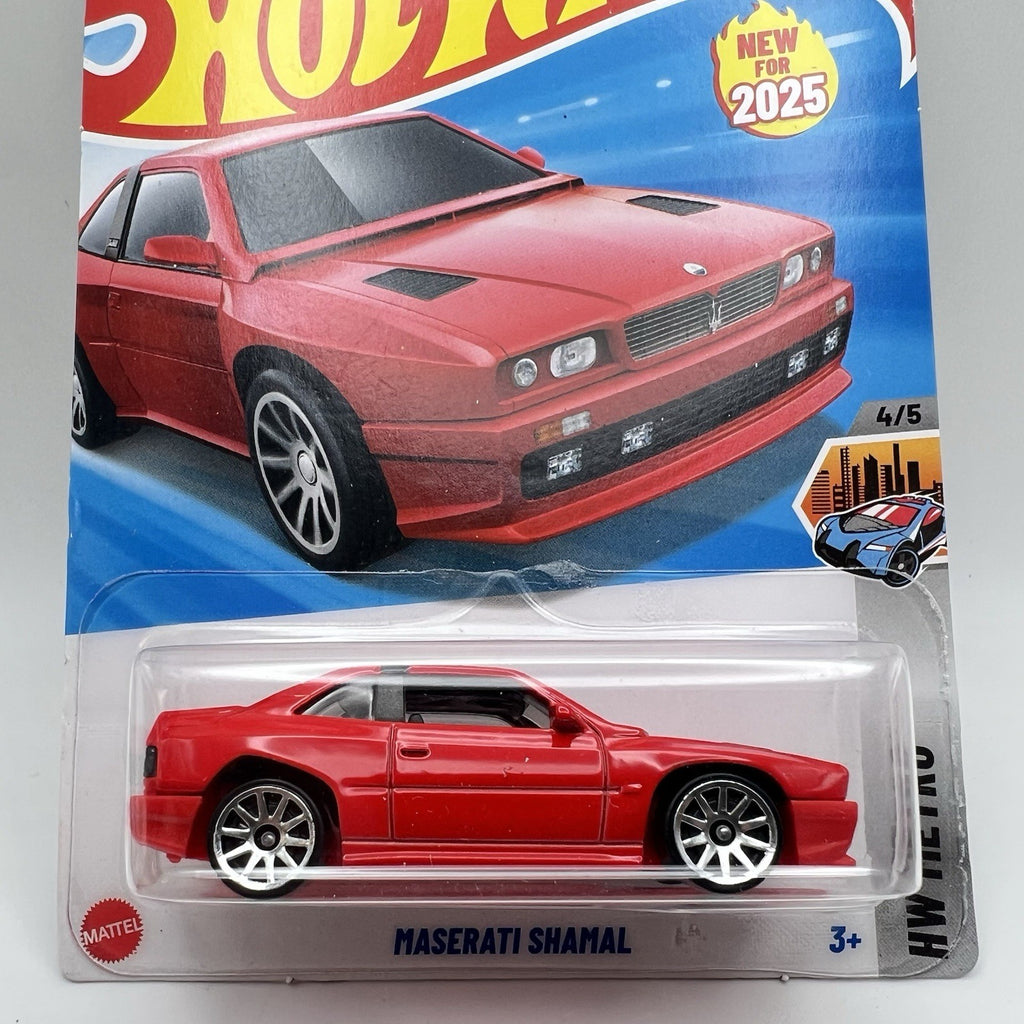 2025 HOT WHEELS MASERATI SHAMAL Red HW METRO SERIES 4/5 58/250