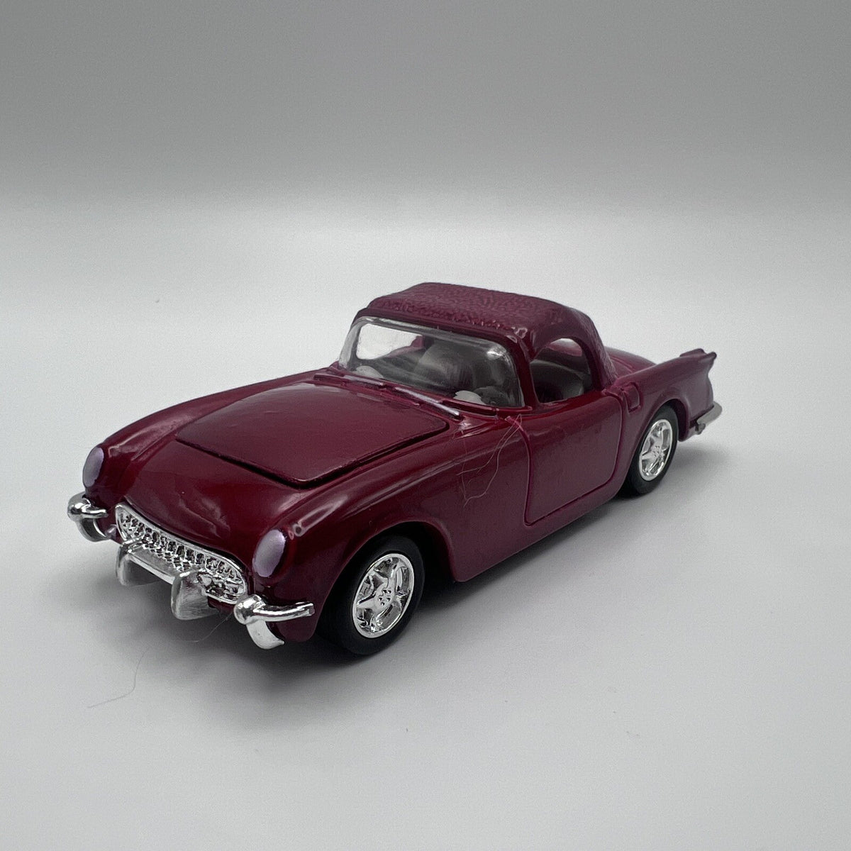 Racing Champions Hot Rod Magazine #68 1953 Chevy Corvette Dark Red Metallic NM