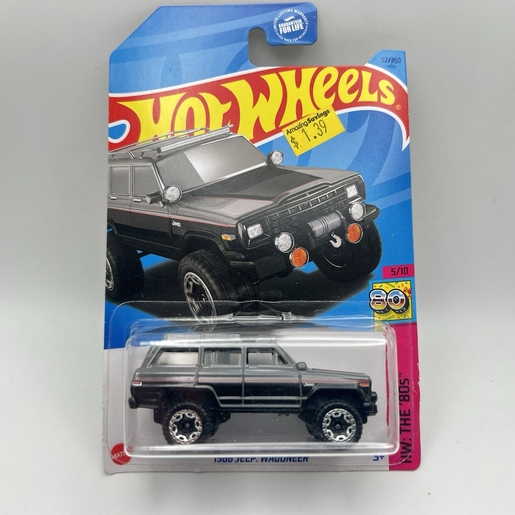 2023 Hot Wheels D Case Black 1988 Jeep Wagoneer HW The 80's #52