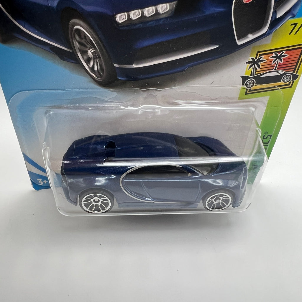 HOT WHEELS 2019 M/L #236/250 '16 Bugatti Chiron 7/10 HW Exotics blue