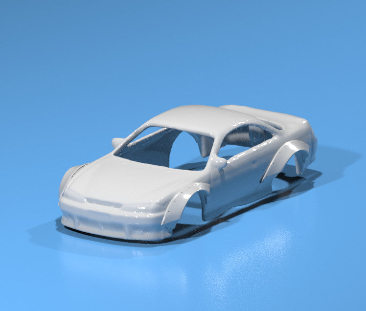 Wide Body Fender Kit for Hot Wheels Nissan Silvia S14 - Resin - 3d Printed