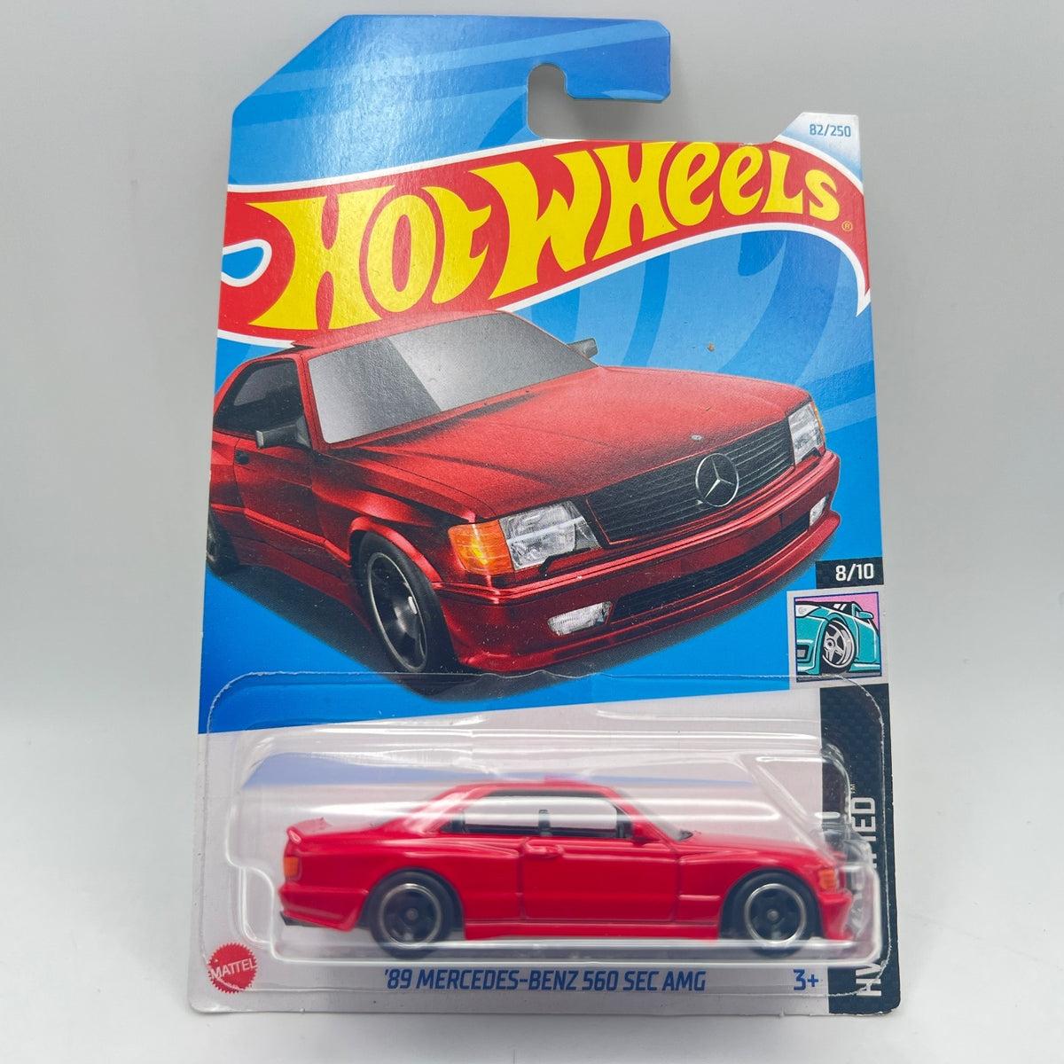 Hot Wheels '89 Mercedes-Benz 560 SEC AMG Lot of 3 Blue 186 Red 82 Black 150/250