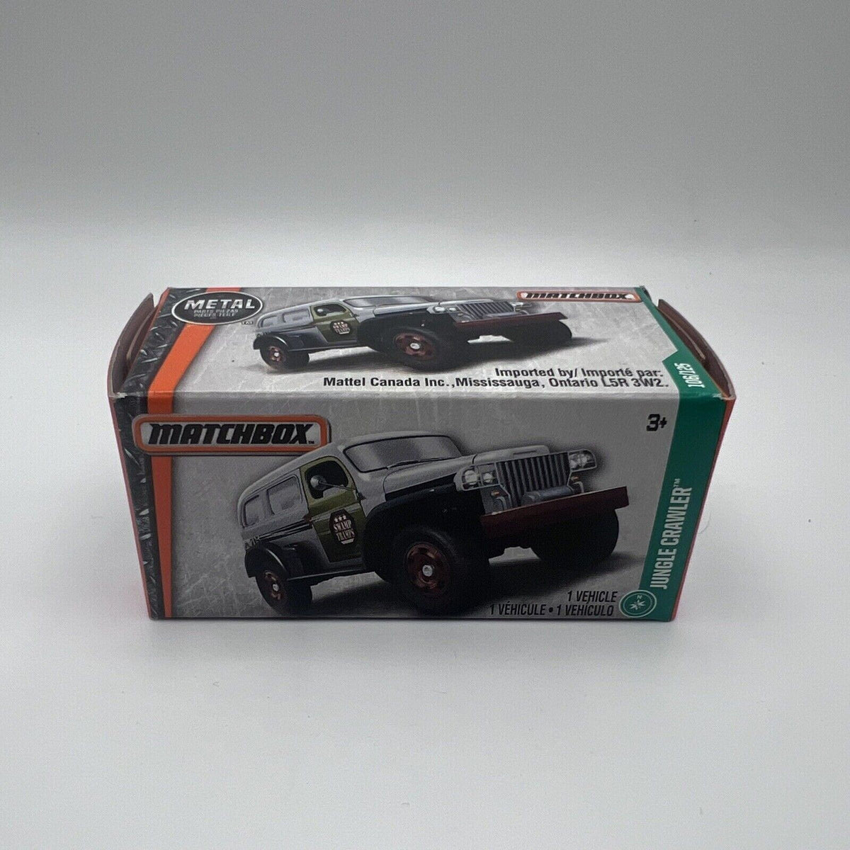 2017 Matchbox #106 Jungle Crawler Gray MBX Explorers 1:64