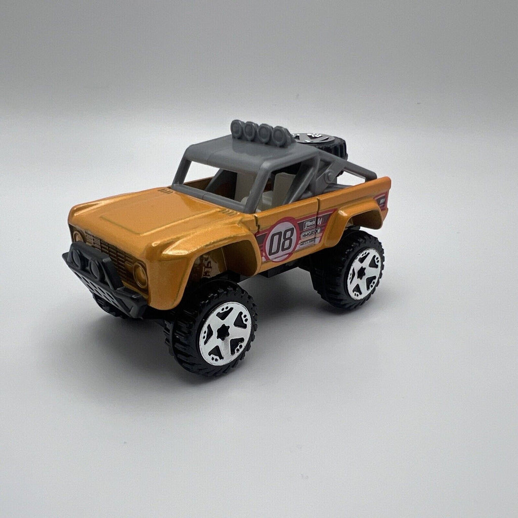 Hot Wheels 2008 New Models Custom Ford Bronco  Yellow  Loose