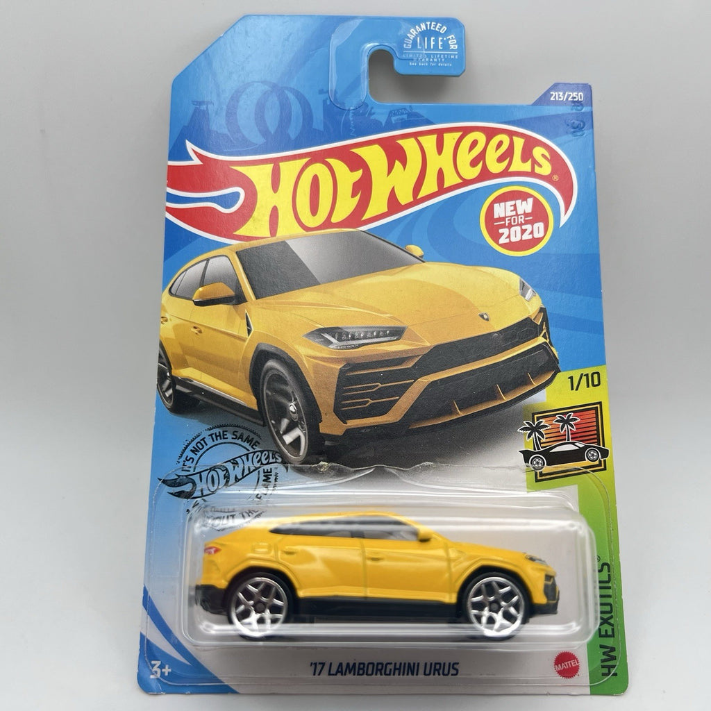 Hot Wheels '17 Lamborghini Urus Yellow 2020 Exotics Series 1/10 213/250