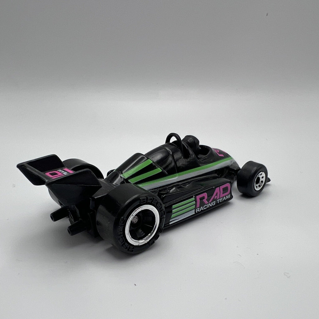 Vintage 1984 Matchbox Diecast 1/55 Black Neon RAD Racing Team F1 Racer Car NrMnt