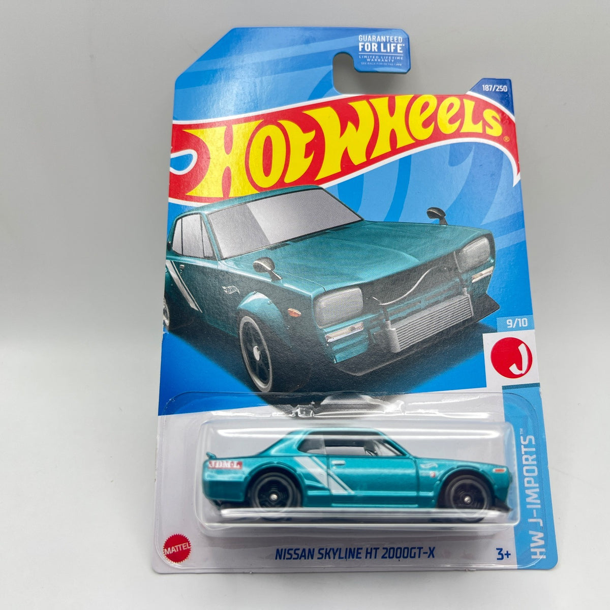 Hot Wheels Nissan Skyline HT 2000GT-X 187/250 J-Imports 9/10 Teal 1:64