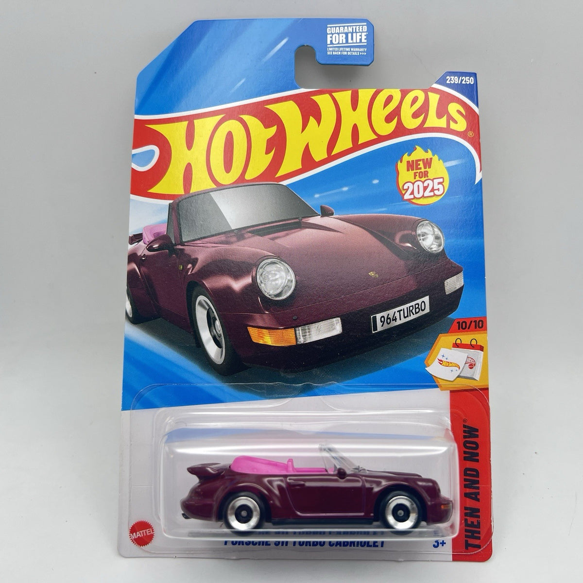 2025 New Casting Hotwheels Porsche 911 Turbo Cabriolet Convertible Then And Now