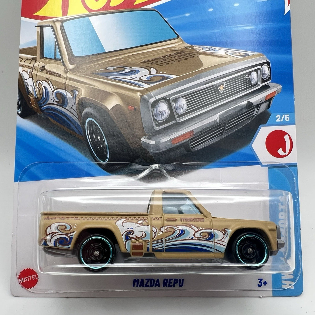 Hot Wheels 2025 HW J-Imports 2/5 047 Mazda REPU TAN Mad Mike