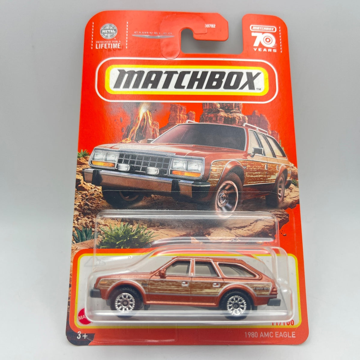 Matchbox 1980 AMC Eagle Brown 11/100 70 Years 1:64 Diecast
