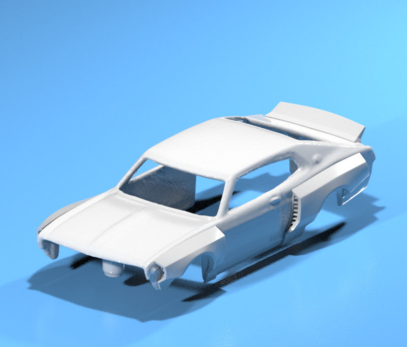 FatBoi Style Wide Body Kit for Hot Wheels Laurel 2000 GSX – Resin - 3d Printed