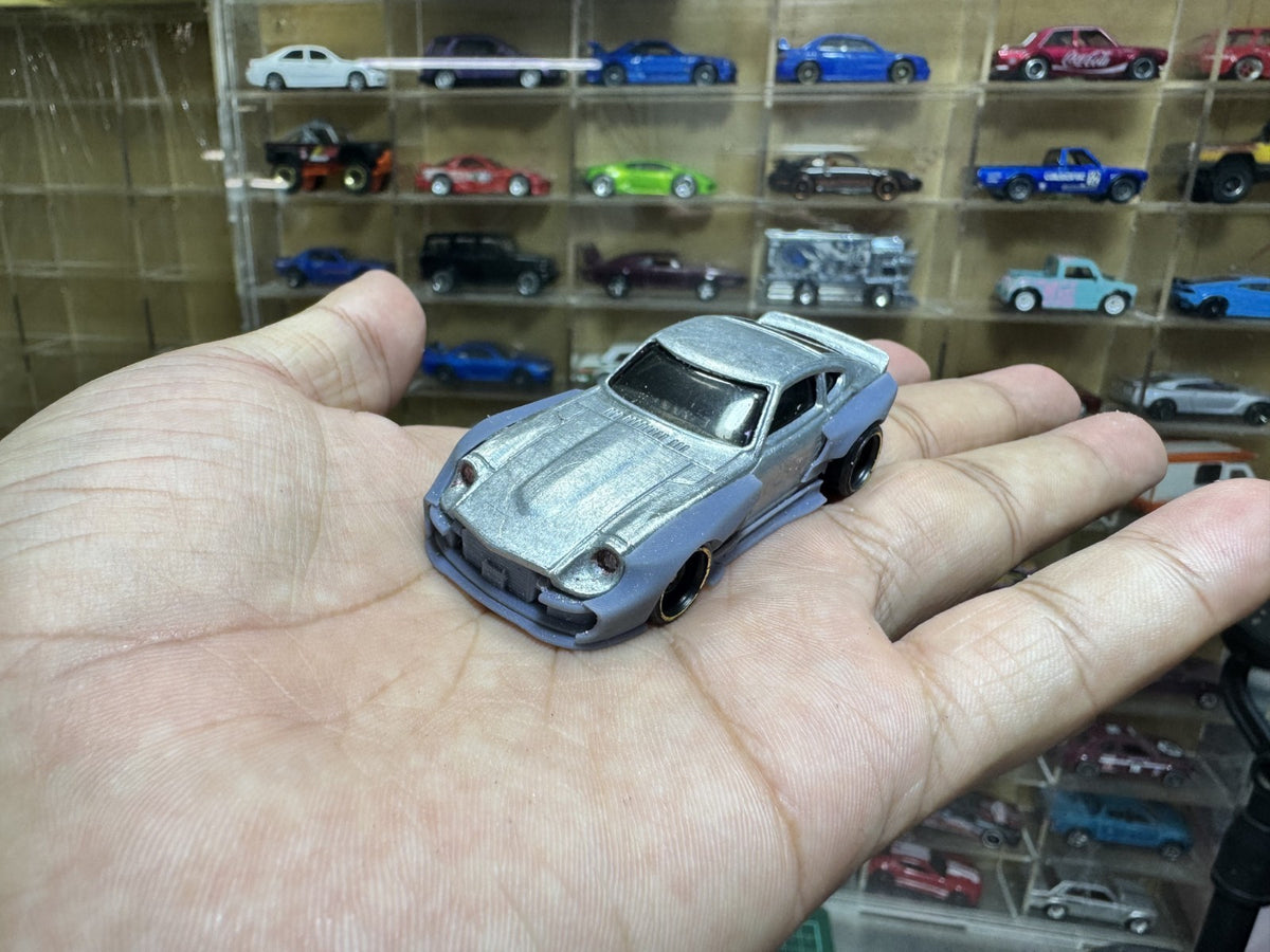 FatBoi Style Wide Body Kit for Hot Wheels Fairlady 240Z - Resin - 3d Printed