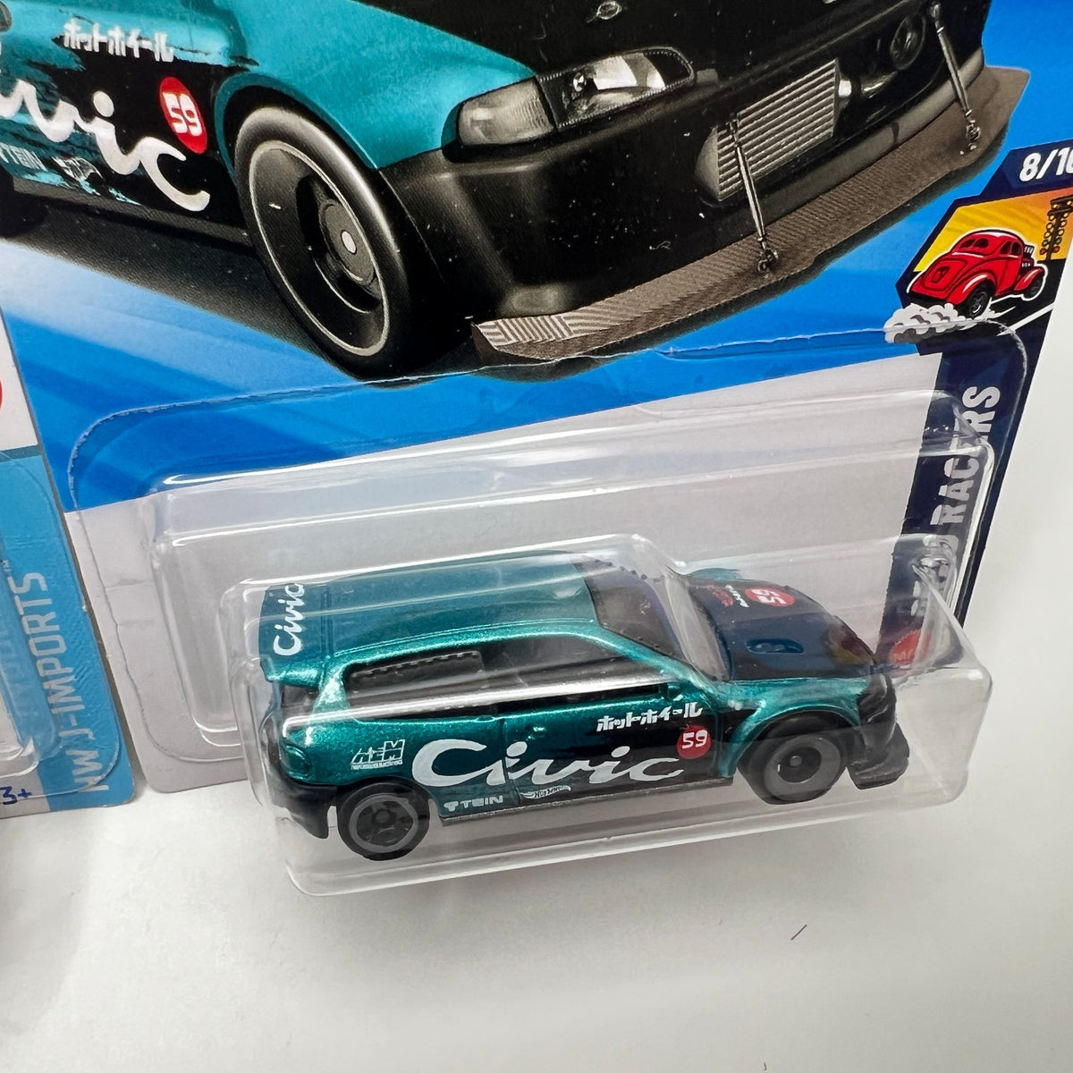 Hot Wheels Honda Civic Custom Lot of 2 ASADA 204/250 + Teal 159/250