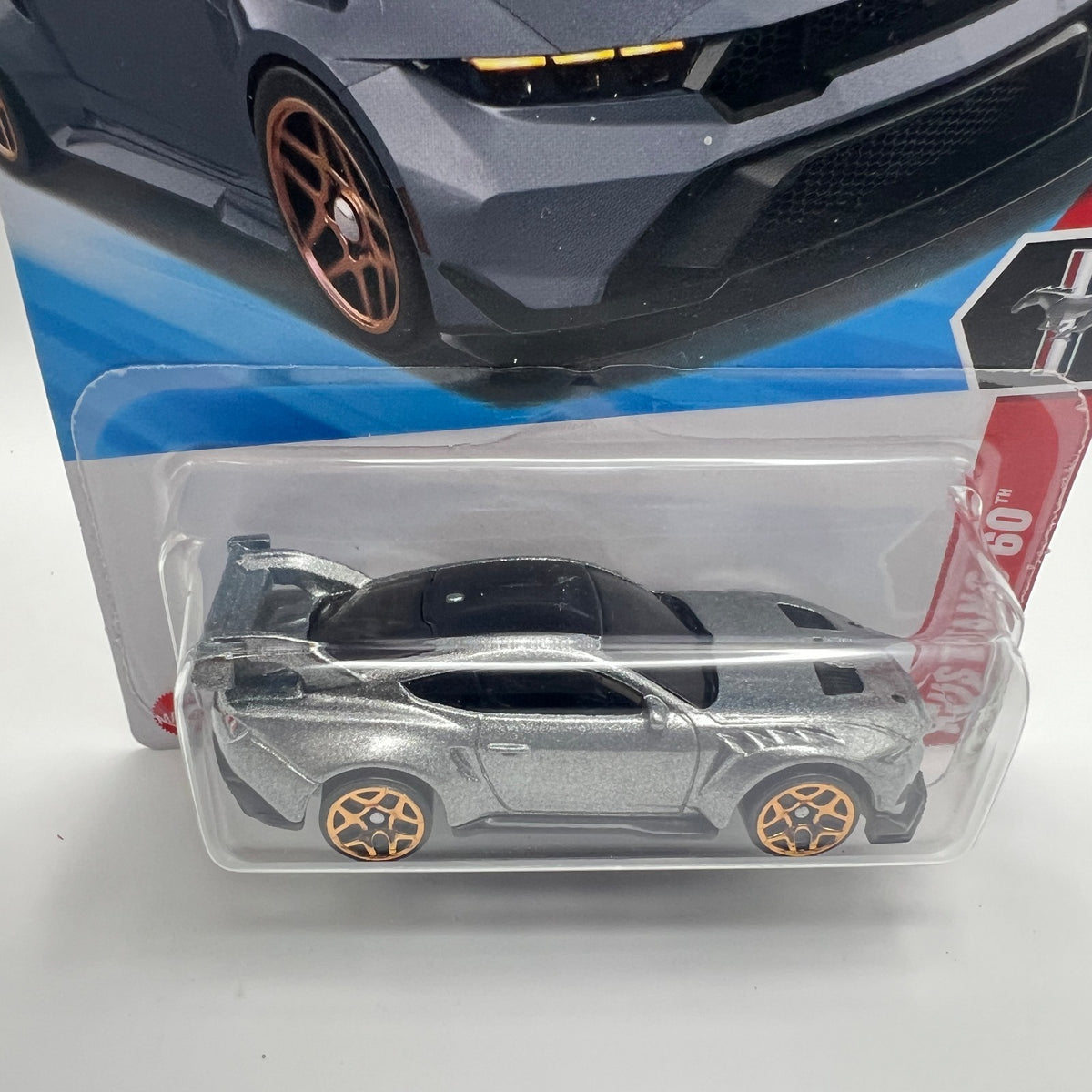 Hot Wheels Silver Ford Mustang GTD MUSTANG 60 1/5 #34/250 New On Card