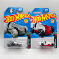 Hot Wheels Pass 'N Go Lot of 2 Silver & White Monopoly Drop Tops 1/5 5/250 2026