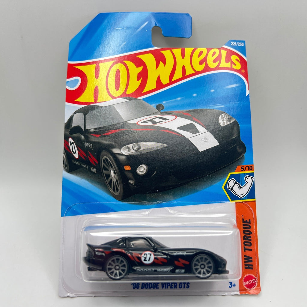 Hot Wheels '96 Dodge Viper GTS Black 221/250 HW Torque 5/10