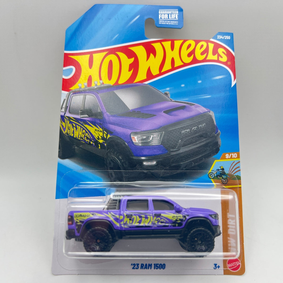 Hot Wheels '23 Ram 1500 Purple 234/250 HW Dirt 9/10 2026