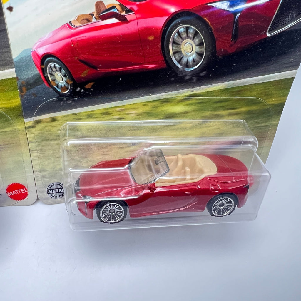 Matchbox 2021 Lexus LC 500 Lot of 2 Blue 25/125 Red 44/125 1:64