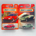 Matchbox 1983 Ford Fiesta Mk 2 Lot of 2 Red 94/100 + Green 84/125 1:64