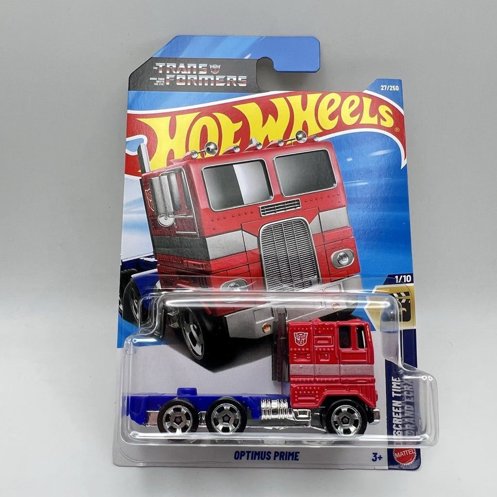 New 2025 Hot Wheels Optimus Prime 104/250 HW Screen Time 6/10 Transformers