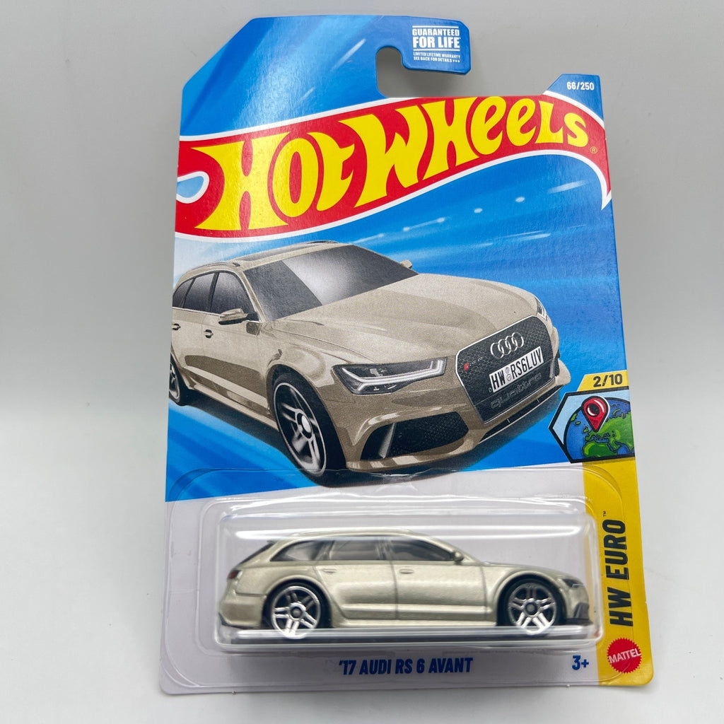 Hot Wheels '17 Audi RS 6 Avant HW Euro 2/10 Diecast Car 1:64 GOLD  66/250