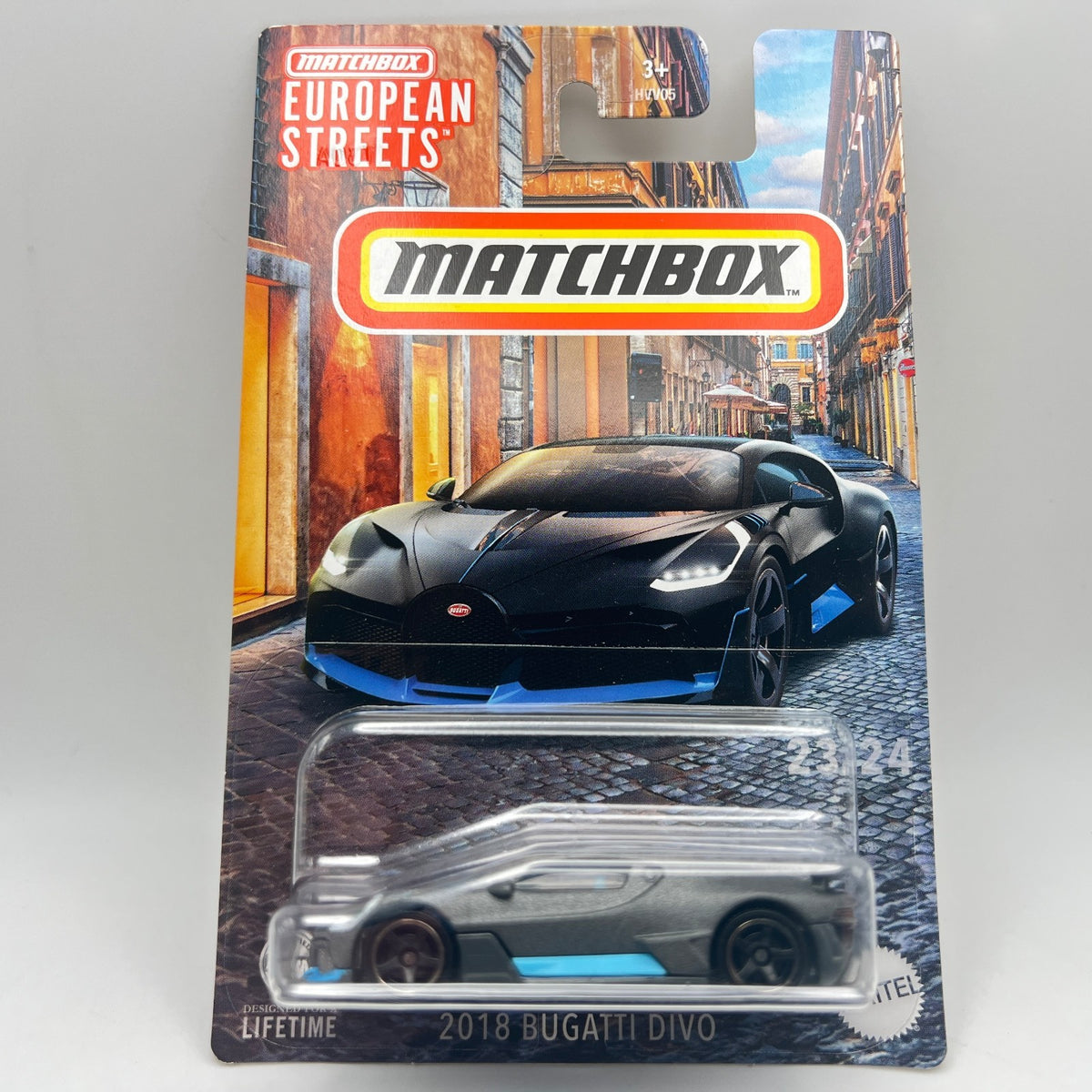 Matchbox European Streets 2018 Bugatti Divo Black 23/24 The Vault
