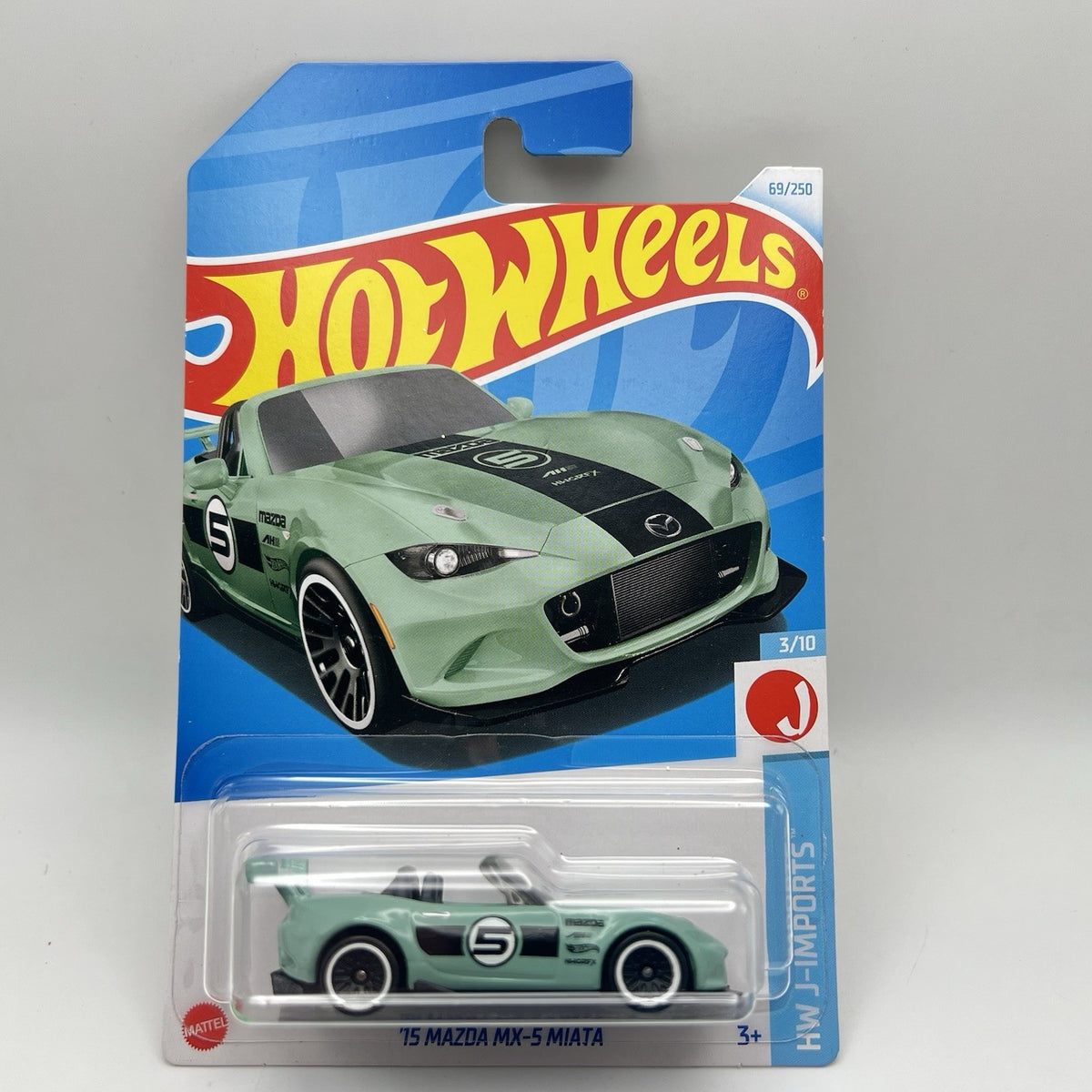 2024 Hot Wheels Green 15 Mazda MX-5 Miata HW J Imports #69