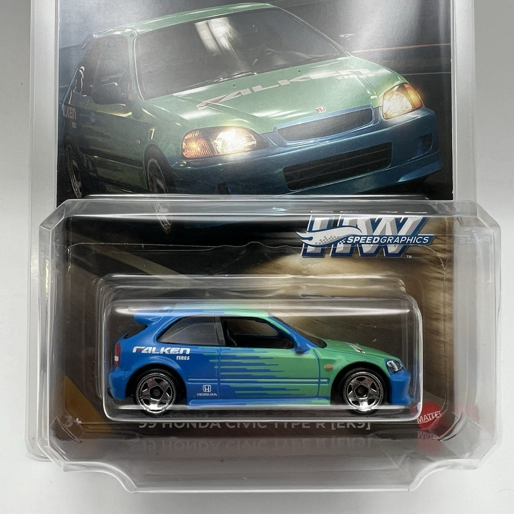 HOT WHEELS SPEED GRAPHICS 1/5 '99 HONDA CIVIC TYPE R (EK9) FREE PROTECTOR