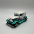 Vintage Hot Wheels Classics '32 Ford Delivery White & Turquoise Die Cast