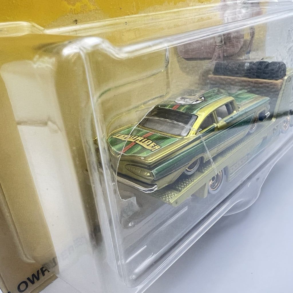Custom Hot Wheels Team Transport Impala With Aero Lift w/ RR Lowrider 1 Of 1