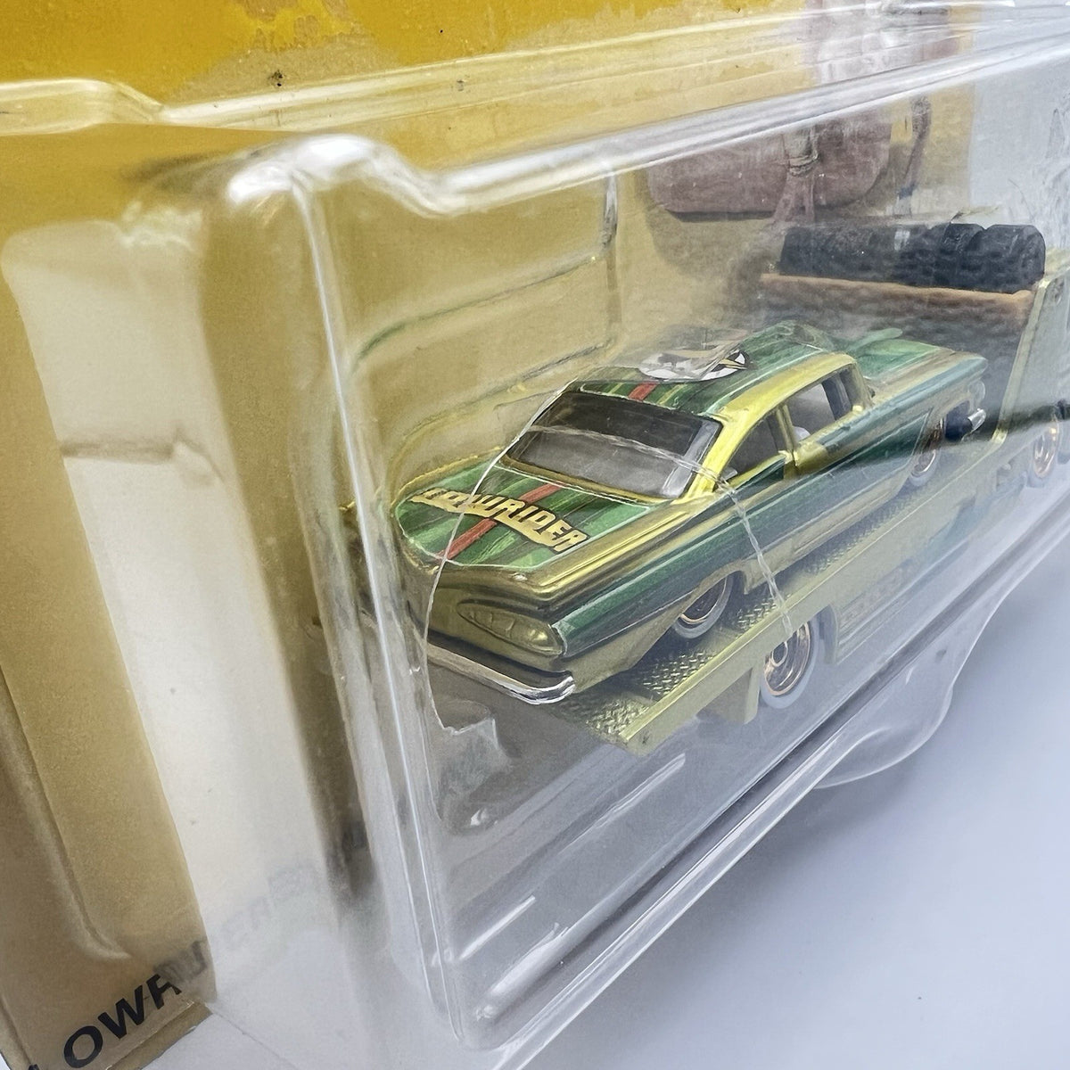 Custom Hot Wheels Team Transport Impala With Aero Lift w/ RR Lowrider 1 Of 1
