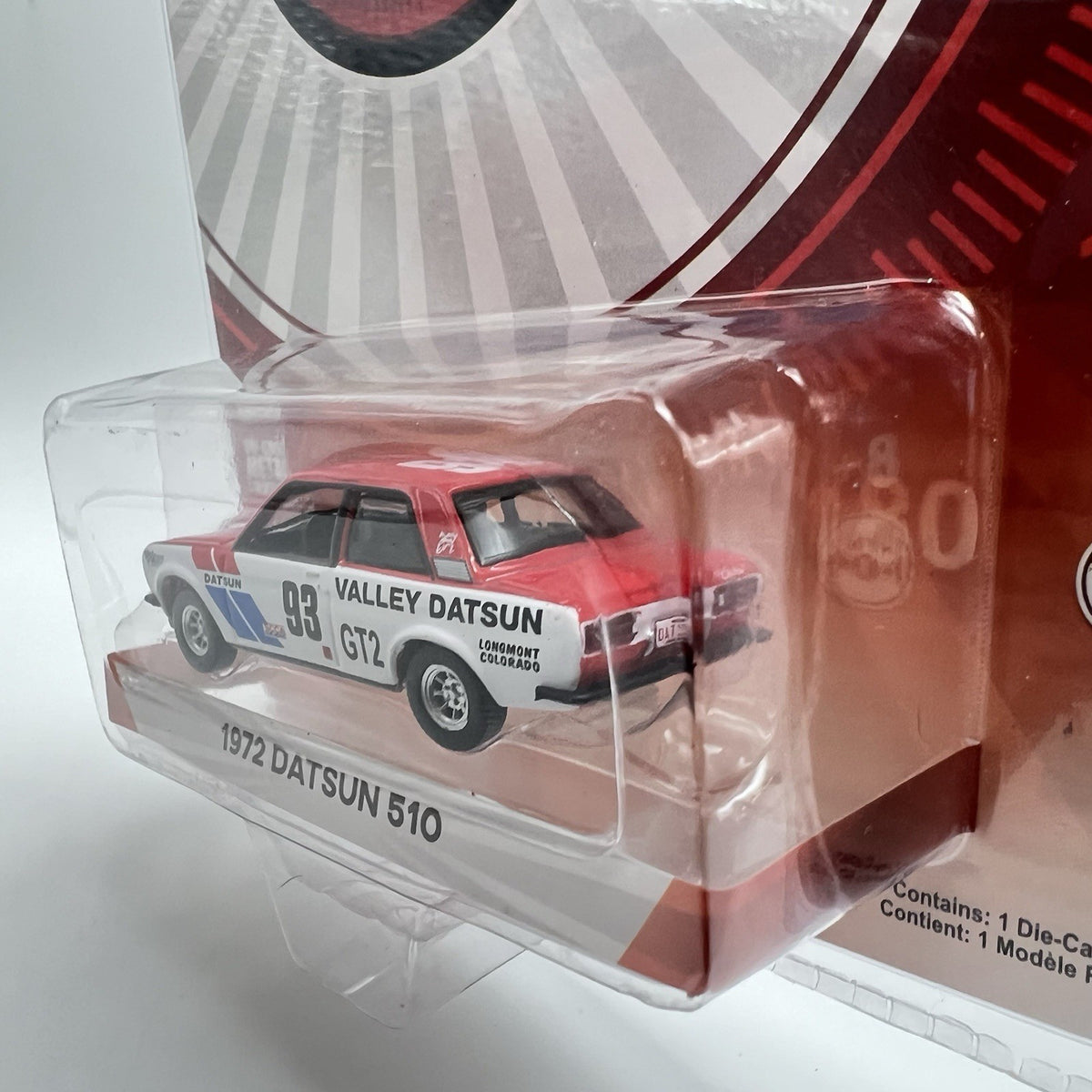 Greenlight 1972 Datsun 510 - #93 Valley Datsun (Red)  - Tokyo Torque Series 5