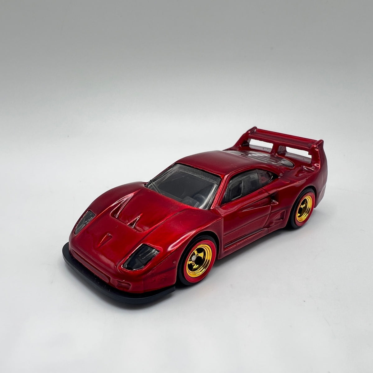 Custom Hot Wheels Ferrari F40 Competizione Red Painted Detailed LOOSE 1/64