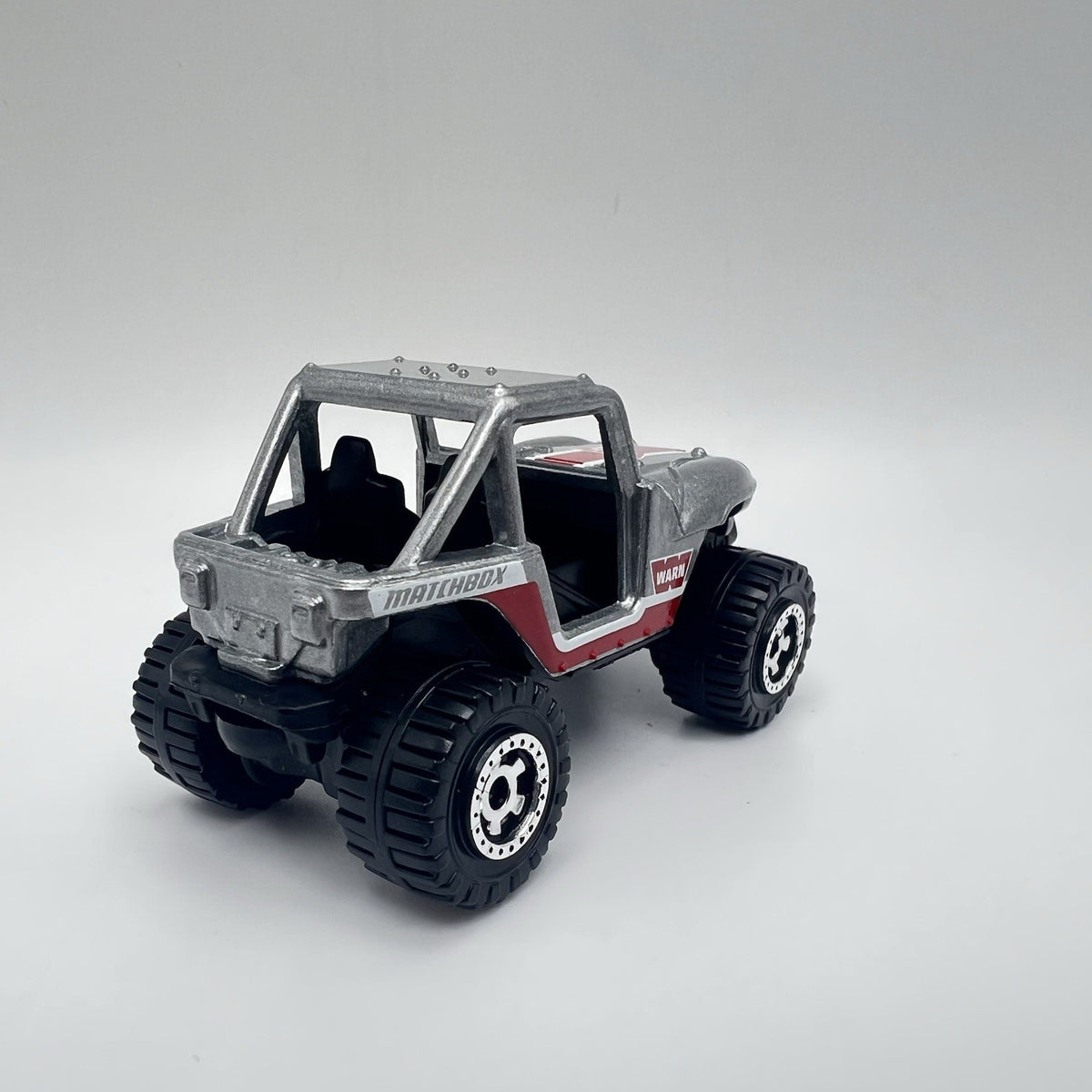 WARN INDUSTRIES 75th Anniversary 2007 MBX 4X4 💥 SILVER METALLIC  Matchbox Loose