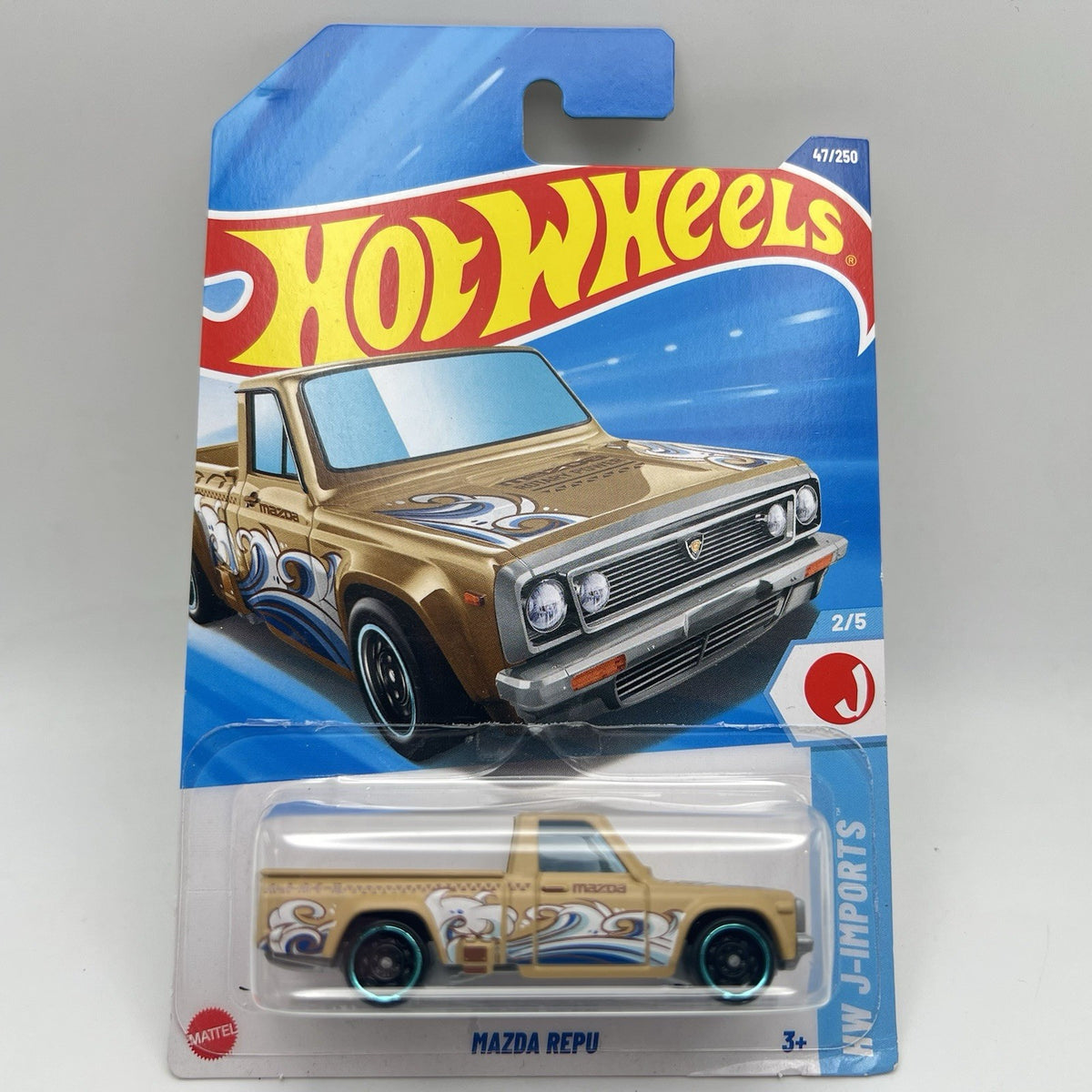 Hot Wheels 2025 HW J-Imports 2/5 047 Mazda REPU TAN Mad Mike