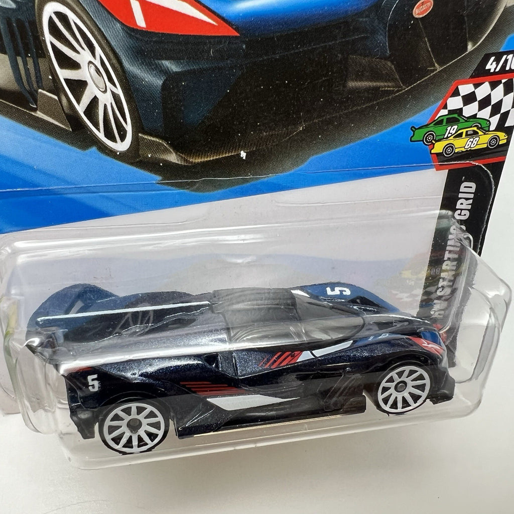 (Set Of 2) Hot Wheels Bugatti Bolide - Red And Blue