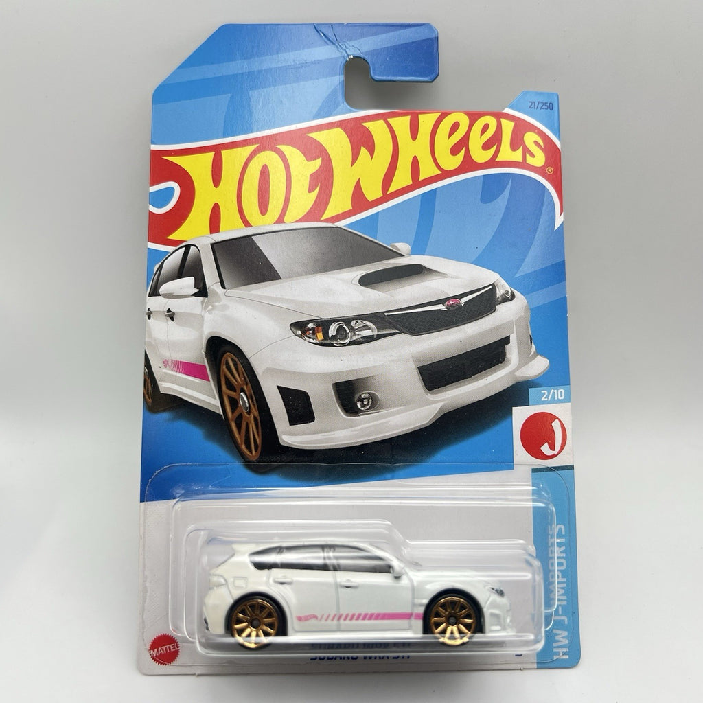 HOT WHEELS Jdm Subaru Wrx Sti Grey White Blue And Yellow Lot Of 4