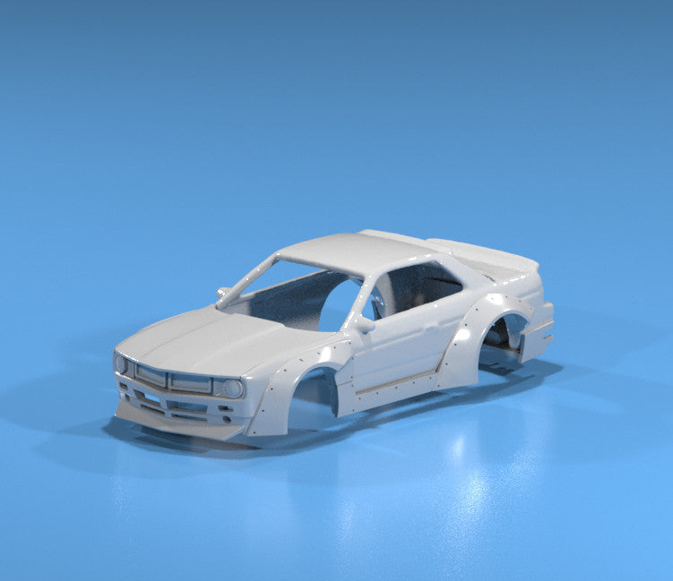 Boss Style Wide Body Kit for Hot Wheels Nissan Silvia S13 - Resin - 3d Printed