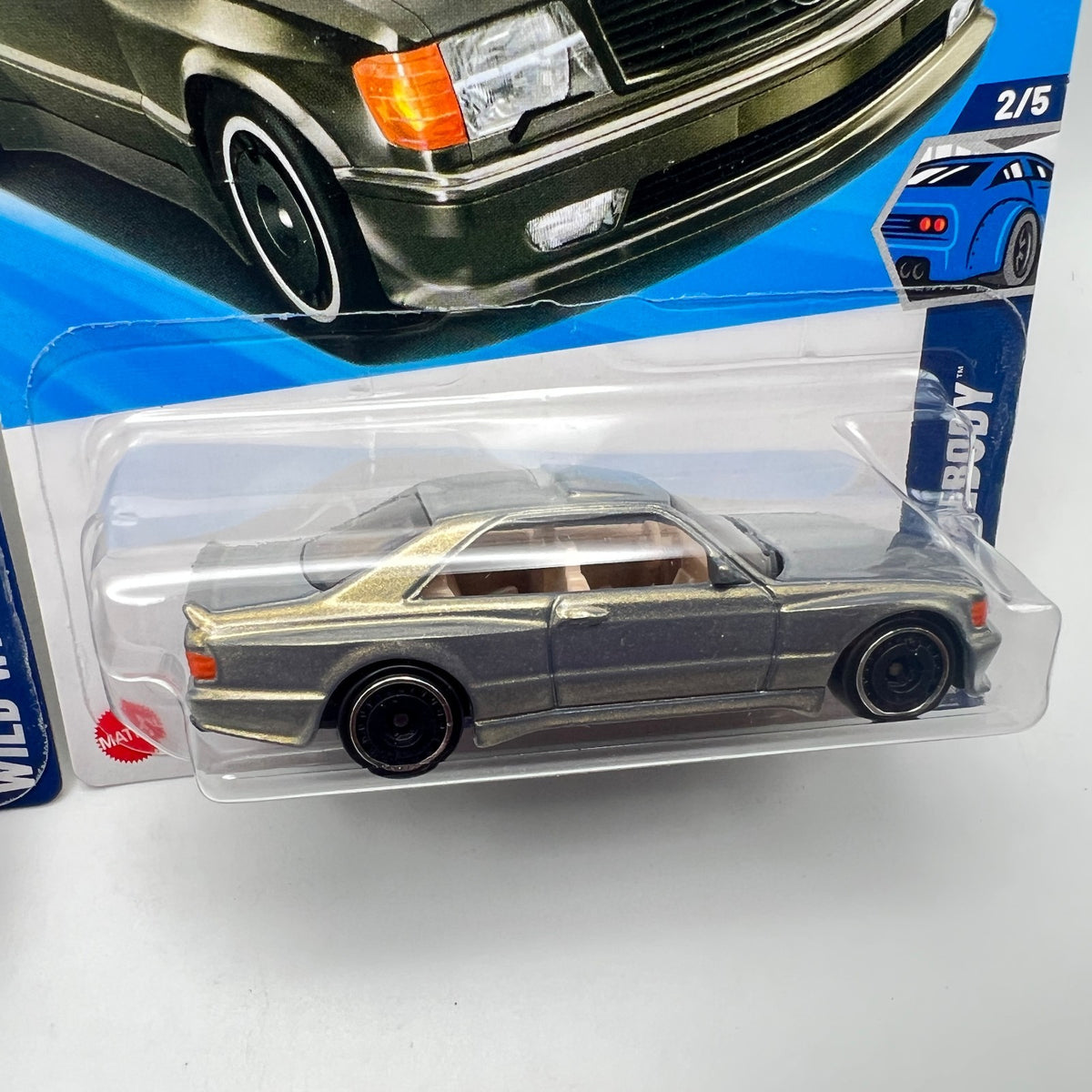 Hot Wheels 89 Mercedes-Benz 560 SEC AMG Wild Widebody Lot of 2 Variations