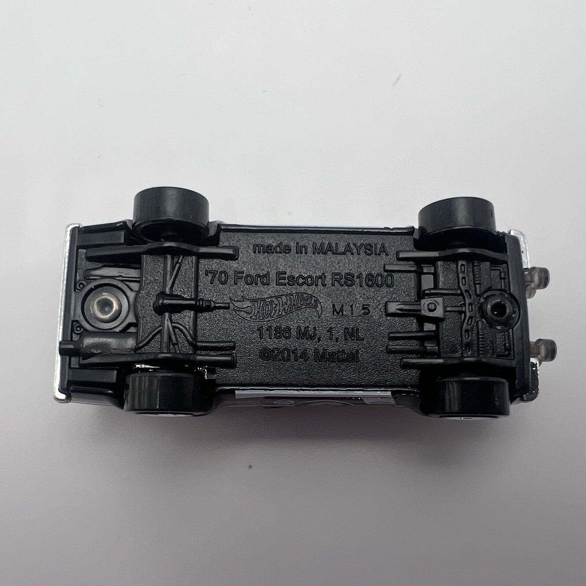 Hot Wheels 2014 Mattel Black '70 Ford Escort No 3 RS1600 Gum Ball 3000 1/64