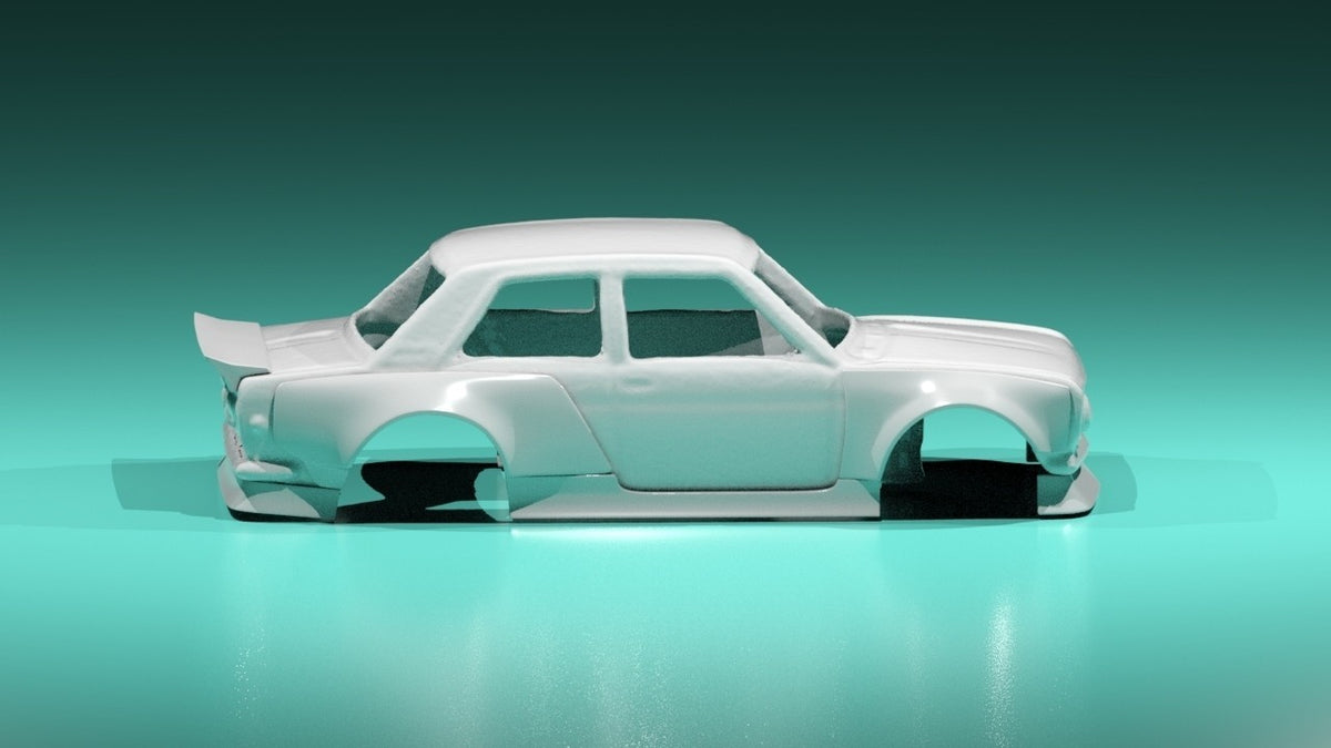 BN Sport Style Wide Body Kit For Hot Wheels Datsun 510 Sedan - Resin