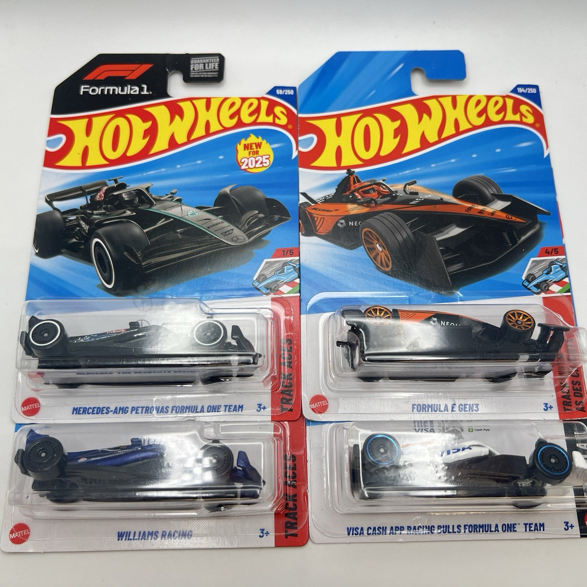 🔥🏁HOT WHEELS ( 4 ) FORMULA CARS🚦🎁